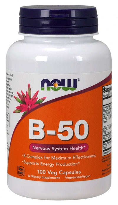 NOW Foods Vitamin B-50 - 100 vcaps
