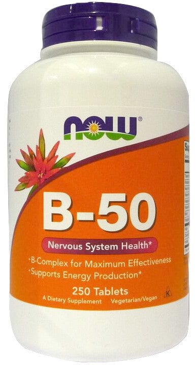 NOW Foods Vitamin B-50 - 250 tablets