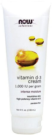 NOW Foods Vitamin D-3 Cream - 118 ml.