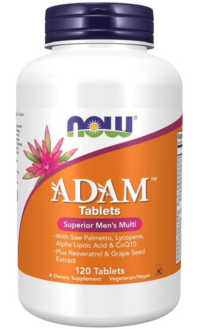 NOW Foods Vitamins & Minerals ADAM Multi-Vitamin for Men - 120 tablets