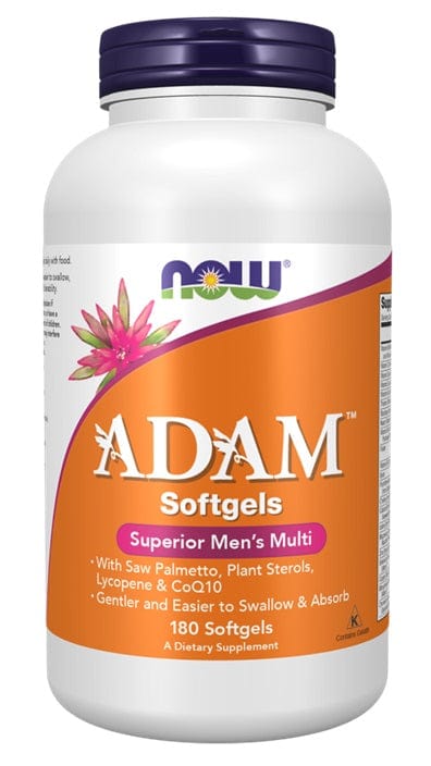 NOW Foods Vitamins & Minerals ADAM Multi-Vitamin for Men - 180 softgels