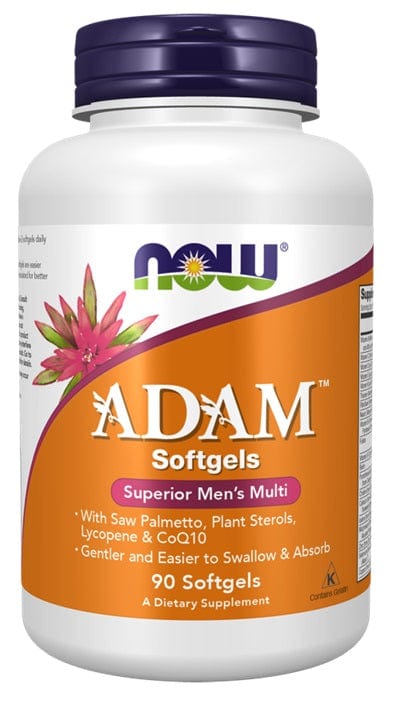NOW Foods Vitamins & Minerals ADAM Multi-Vitamin for Men - 90 softgels