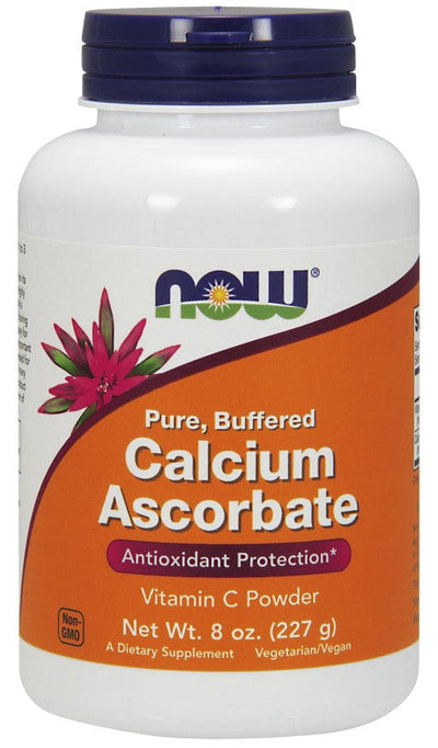 NOW Foods Vitamins & Minerals Calcium Ascorbate, Pure Buffered Powder - 227 grams
