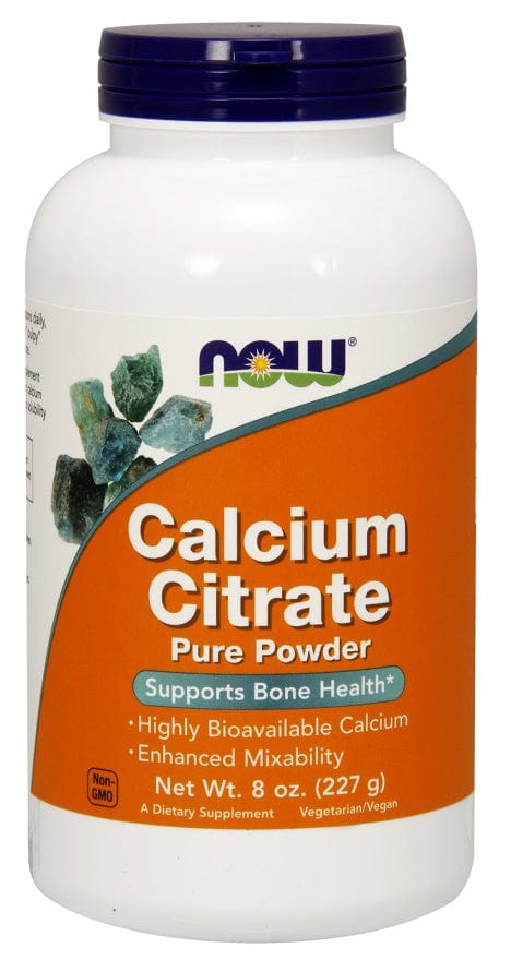NOW Foods Vitamins & Minerals Calcium Citrate Pure Powder - 227 grams