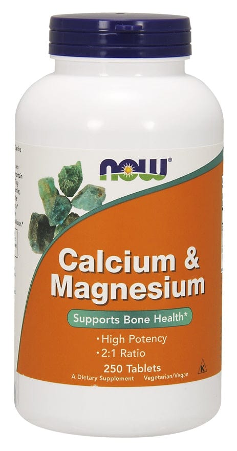NOW Foods Vitamins & Minerals Calcium & Magnesium - 250 tablets