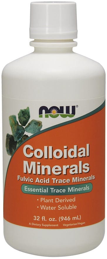 NOW Foods Vitamins & Minerals Colloidal Minerals, Raspberry - 946 ml.