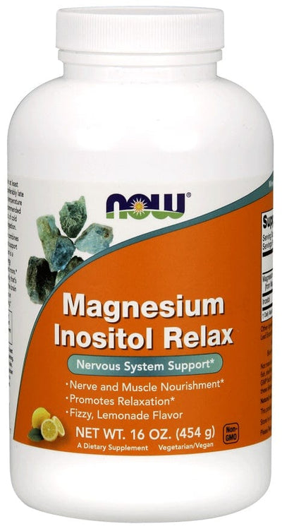 NOW Foods Vitamins & Minerals Magnesium Inositol Relax Powder - 454 grams