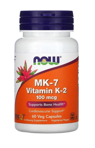 NOW Foods Vitamins & Minerals MK-7 Vitamin K-2, 100mcg - 60 vcaps