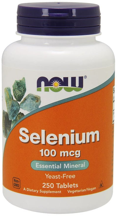 NOW Foods Vitamins & Minerals Selenium, 100mcg - 250 tablets