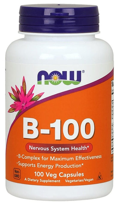 NOW Foods Vitamins & Minerals Vitamin B-100 - 100 vcaps
