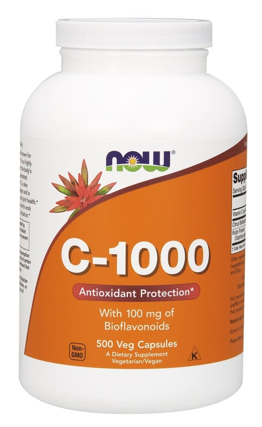 NOW Foods Vitamins & Minerals Vitamin C-1000 with 100mg Bioflavonoids - 500 vcaps