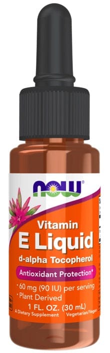 NOW Foods Vitamins & Minerals Vitamin E Liquid - 30ml