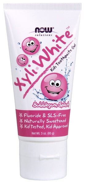 NOW Foods XyliWhite Kids, Bubblegum Splash - 85g