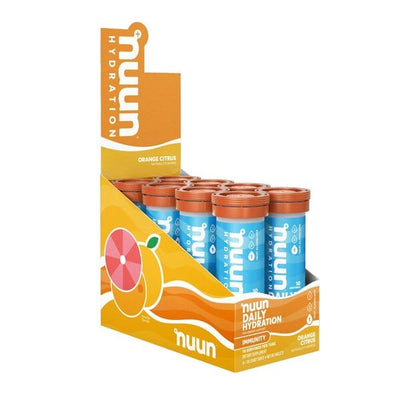 Nuun Daily Hydration Immunity, Orange Citrus - 8 x 10 count tubes