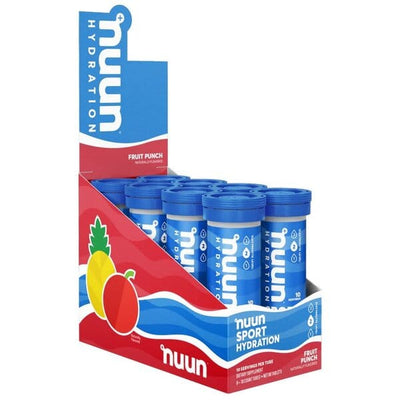 Nuun Sport Hydration, Fruit Punch - 8 x 10 count tubes
