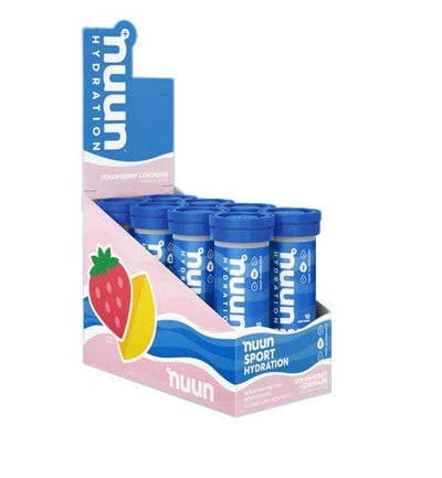 Nuun Sport Hydration, Strawberry Lemonade  - 8 x 10 count tubes