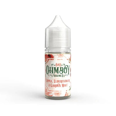 Ohm Boy Vaping Products Apple Elderflower & Garden Mint 10mg Ohm Boy Volume II 10ml Nic Salt (50VG/50PG)