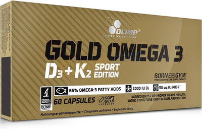 Olimp Nutrition Gold Omega 3 D3 + K2 Sport Edition - 60 caps