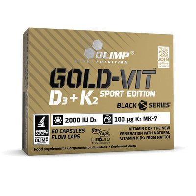 Olimp Nutrition Vitamins & Minerals Gold Vit D3 + K2 Sport Edition - 60 caps