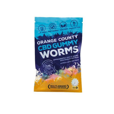 Orange County CBD Products Orange County CBD 200mg Gummy Worms - Grab Bag