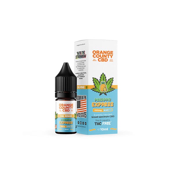 Orange County CBD Products Pineapple Express Orange County CBD Cali Range 300mg CBD 10ml E-liquid (60VG/40PG)