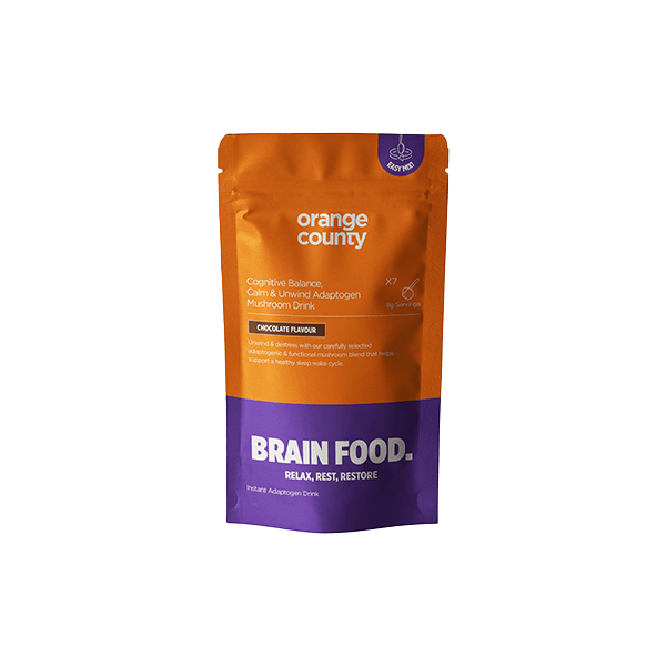 Orange County Nootropics & Supplements Orange County Calm & Unwind Adaptogen Brain Food Chocolate Mushroom Drink (Sample Size) - 42g