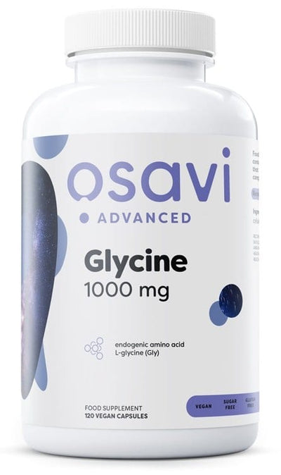 Osavi Amino Acids and BCAAs Glycine, 1000mg - 120 vegan caps