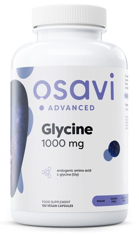 Osavi Amino Acids and BCAAs Glycine, 1000mg - 120 vegan caps