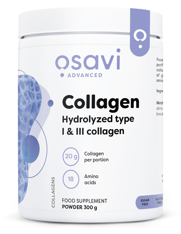 Osavi Collagen Peptides - Hydrolyzed Type 1 & 3 - 300g