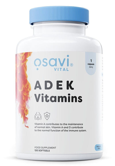 Osavi Health and Wellbeing ADEK Vitamins - 120 softgels