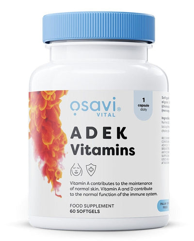 Osavi Health and Wellbeing ADEK Vitamins - 60 softgels