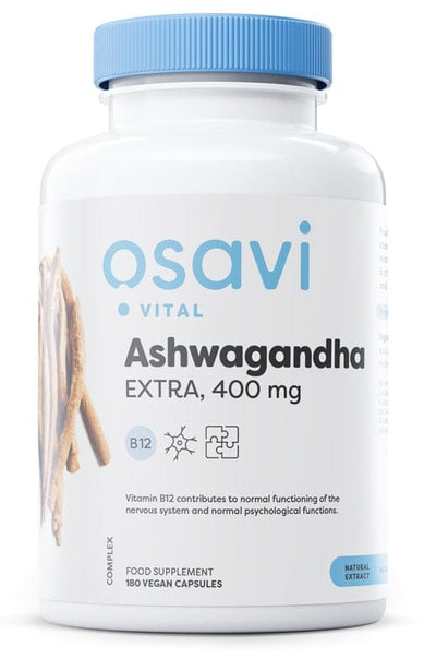 Osavi Health and Wellbeing Ashwagandha Extra, 400mg - 180 vegan caps