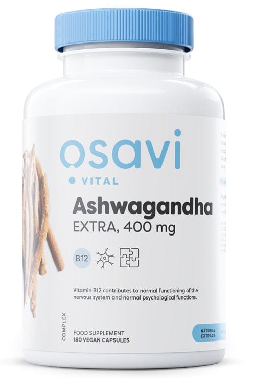 Osavi Health and Wellbeing Ashwagandha Extra, 400mg - 180 vegan caps