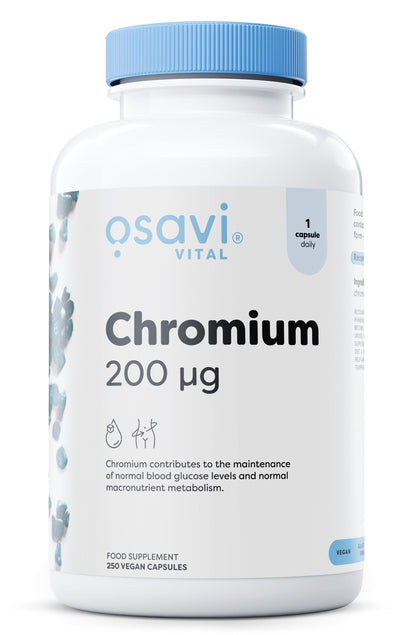 Osavi Health and Wellbeing Chromium, 200mcg - 250 vegan caps