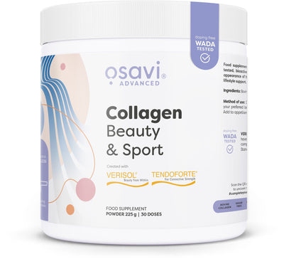 Osavi Health and Wellbeing Collagen Beauty & Sport - 225 grams