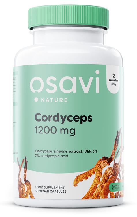 Osavi Health and Wellbeing Cordyceps, 1200mg - 60 vegan caps