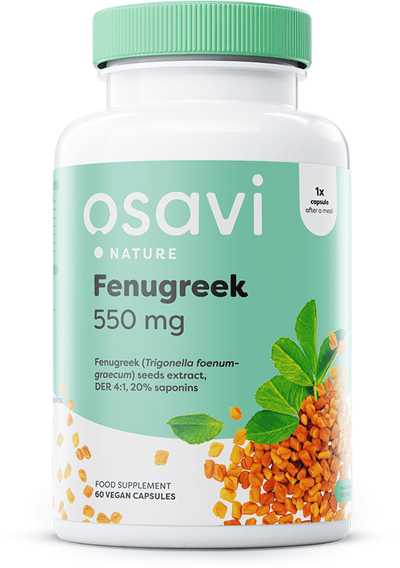 Osavi Health and Wellbeing Fenugreek, 550mg - 60 vcaps