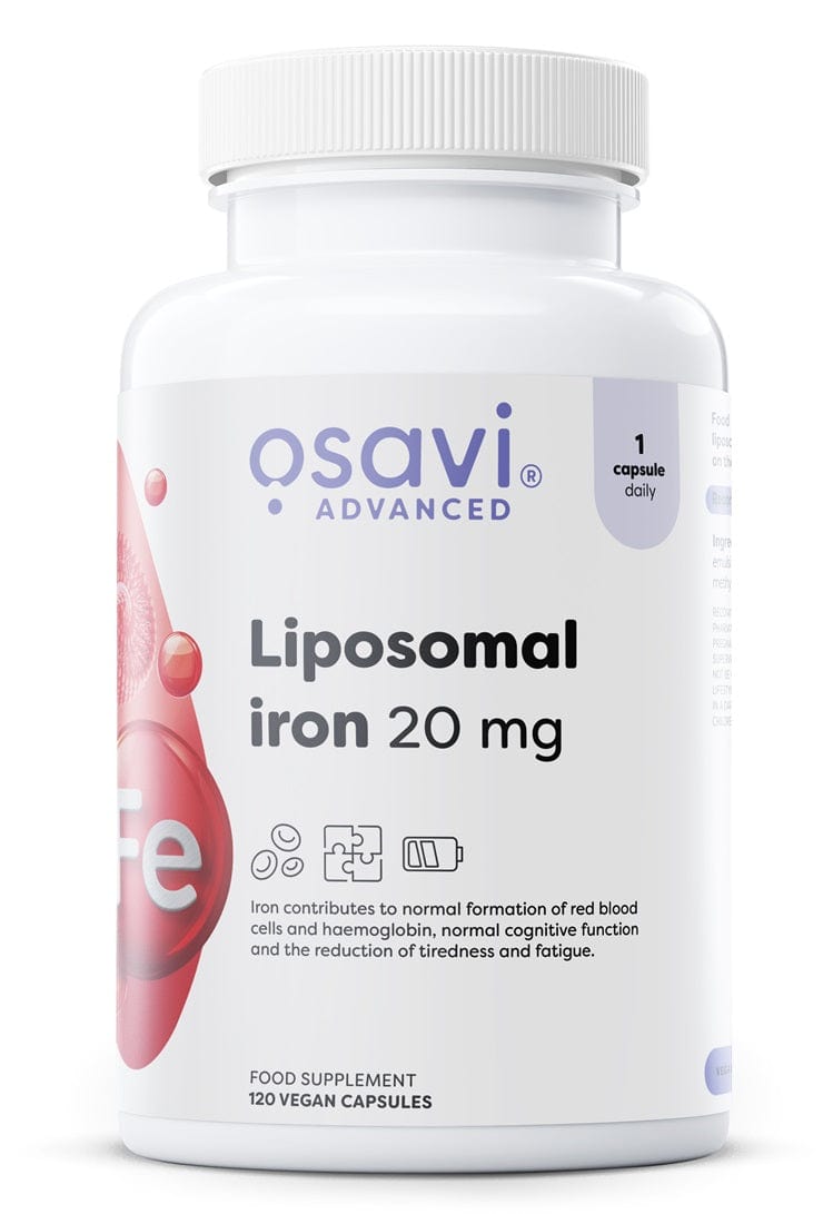 Osavi Health and Wellbeing Liposomal Iron, 20mg - 120 vegan caps