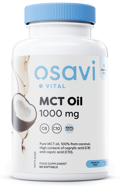 Osavi Health and Wellbeing MCT Oil, 1000mg - 60 softgels