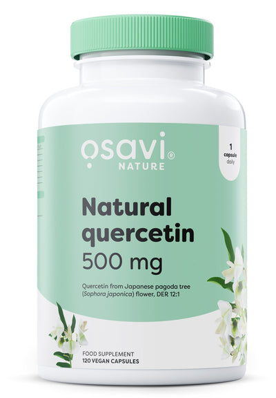Osavi Health and Wellbeing Natural Quercetin, 500mg - 120 vegan caps