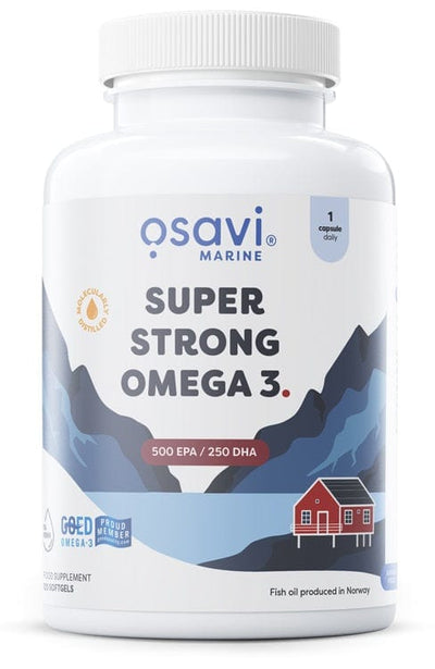 Osavi Health and Wellbeing Super Strong Omega 3, 500 EPA / 250 DHA - 120 softgels