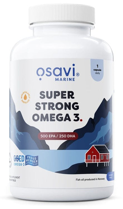 Osavi Health and Wellbeing Super Strong Omega 3, 500 EPA / 250 DHA - 180 softgels
