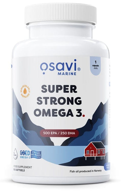 Osavi Health and Wellbeing Super Strong Omega 3, 500 EPA / 250 DHA - 90 softgels