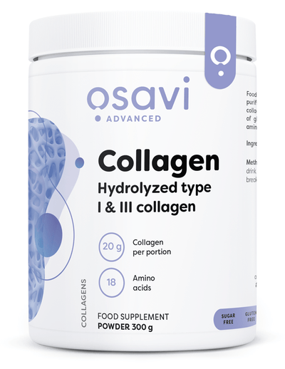 Osavi Joint Support Collagen Peptides - Hydrolyzed Type 1 & 3 - 300 grams