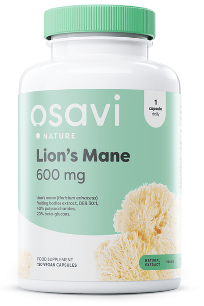 Osavi Lion's Mane, 600mg - 120 vegan caps