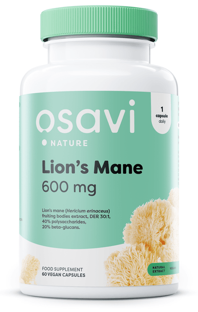 Osavi Lion's Mane, 600mg - 60 vegan caps