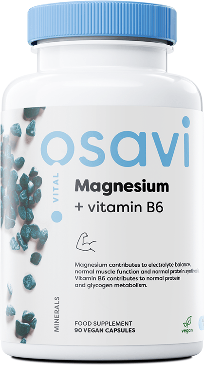 Osavi Magnesium + Vitamin B6 - 90 vegan caps