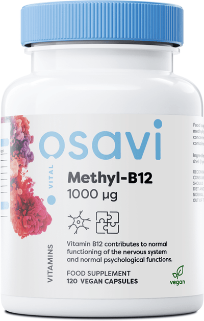 Osavi Methyl-B12, 1000mcg - 120 vegan caps