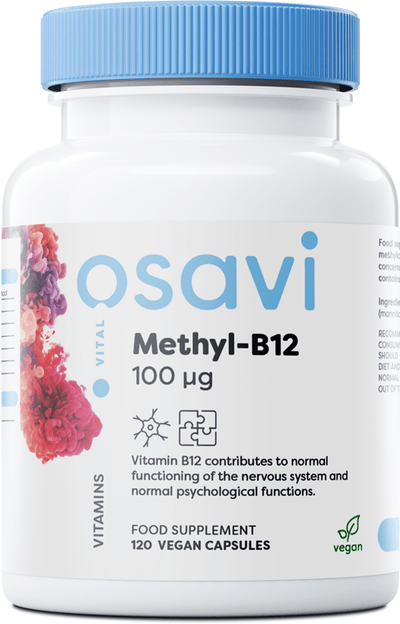 Osavi Methyl-B12, 100mcg - 120 vegan caps
