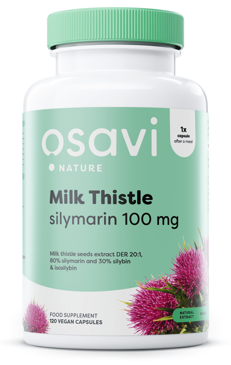 Milk Thistle, Silymarin 100mg - 120 vegan caps – Hemprove UK